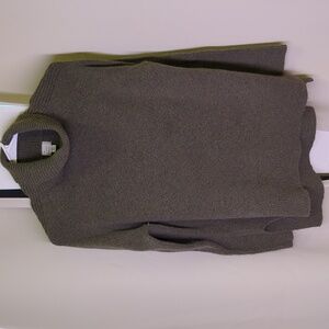 Women's A New Day Turtleneck Sweater Low Slit Pullover Gray XXL